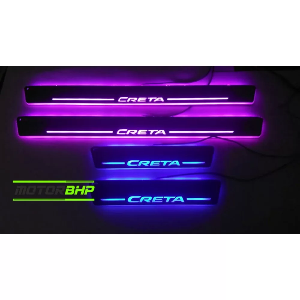 Buy Hyundai Creta LED Door Foot Step Multi Color Car Accessories